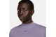 Nike Sportswear Chill Terry Γυναικείο Μακρυμάνικο Crop Top Μωβ