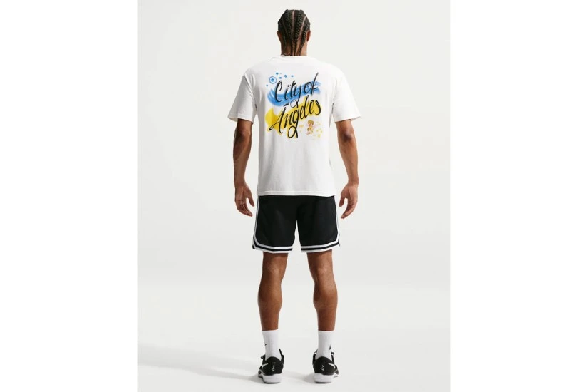 Nike DNA Dri-FIT Ανδρική Μπασκετική Βερμούδα Μαύρη, Λευκή