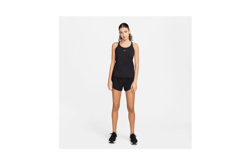 Nike One Classic Dri-FIT Γυναικεία Αμάνικη Μπλούζα Μαύρη