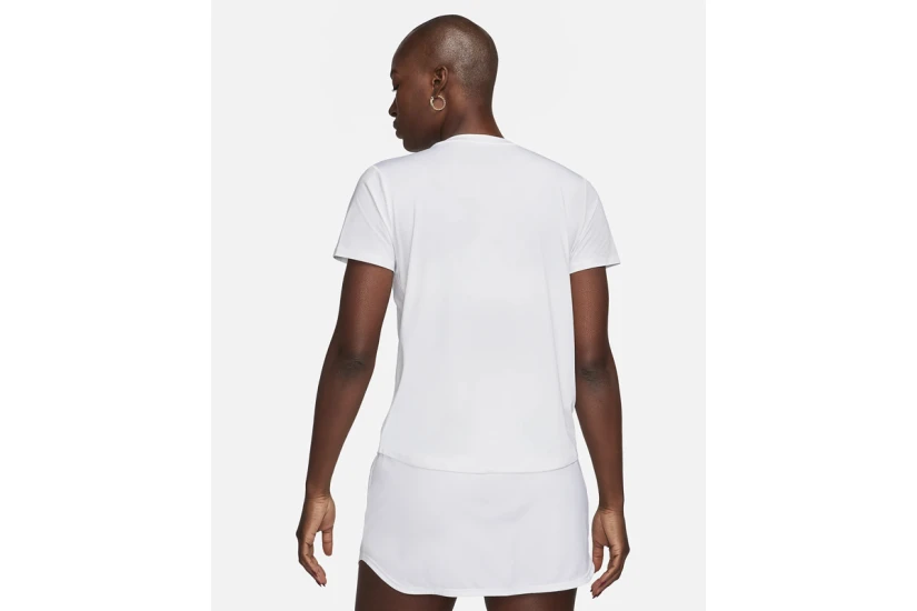 Nike One Classic Dri-FIT Γυναικείο Κοντομάνικο T-Shirt Λευκό