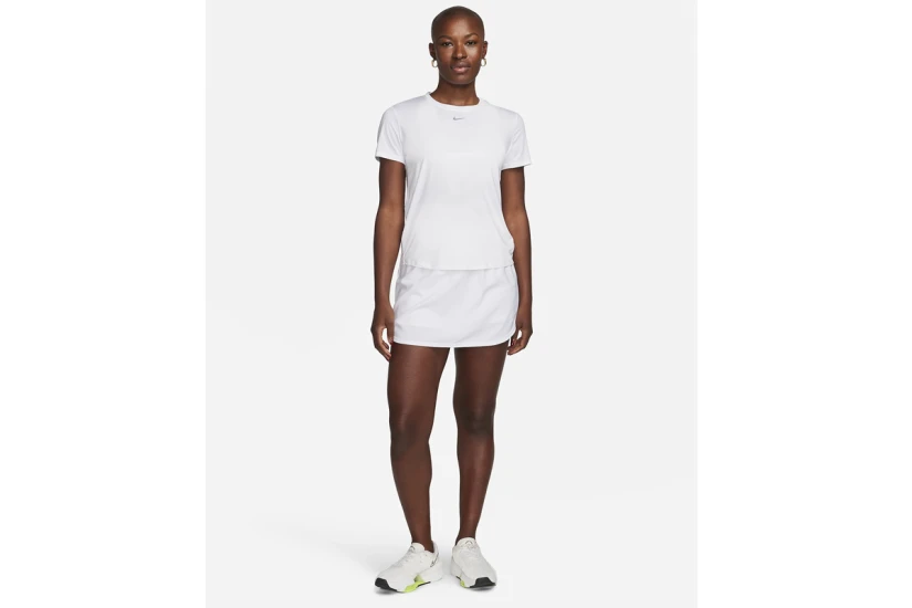 Nike One Classic Dri-FIT Γυναικείο Κοντομάνικο T-Shirt Λευκό