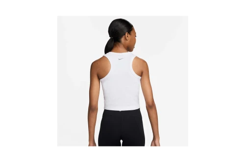 Nike One Fitted Dri-Fit Crop Top Αμάνικο Γυναικείο (FN2806 100)