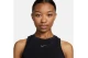 Nike One Classic Dri-FIT Γυναικεία Αμάνικη Μπλούζα Μαύρη