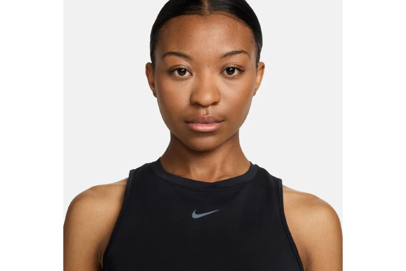 Nike One Classic Dri-FIT Γυναικεία Αμάνικη Μπλούζα Μαύρη