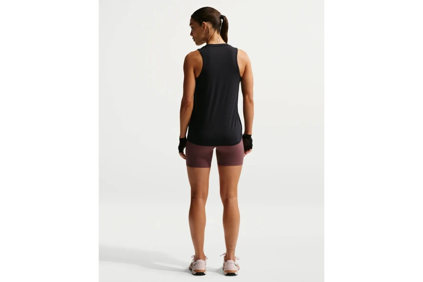 Nike One Classic Dri-FIT Γυναικεία Αμάνικη Μπλούζα Μαύρη