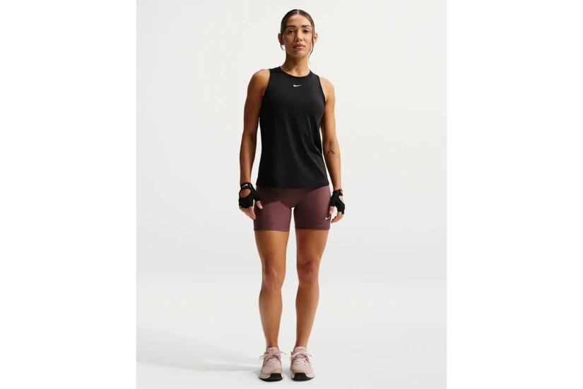 Nike One Classic Dri-FIT Γυναικεία Αμάνικη Μπλούζα Μαύρη