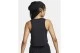 Nike One Classic Dri-FIT Γυναικεία Αμάνικη Crop Top Μπλούζα Μαύρη