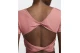 Nike One Classic Dri-FIT Γυναικεία Κοντομάνικη Crop Μπλούζα Σομόν