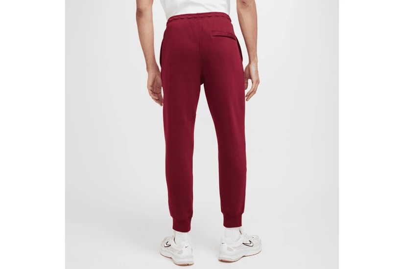 Nike Club Fleece Ανδρικό Παντελόνι Φόρμας Μπορντό
