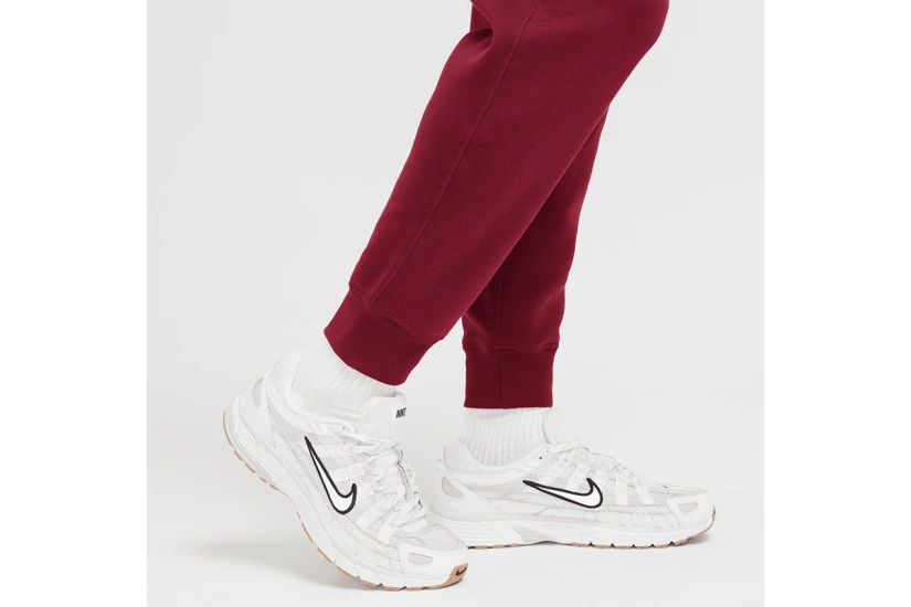 Nike Club Fleece Ανδρικό Παντελόνι Φόρμας Μπορντό