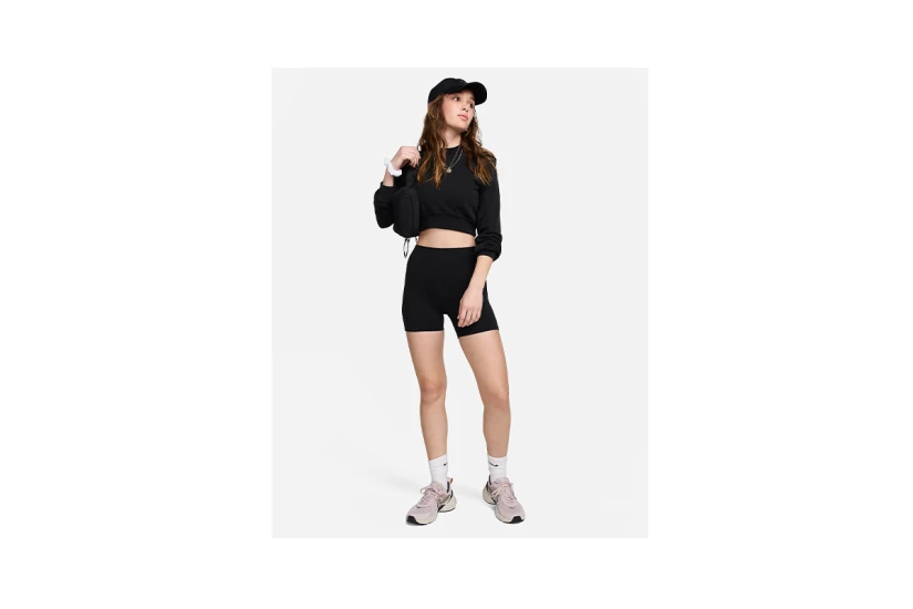 Nike Dri-FIT One Γυναικείο Κοντό Κολάν Μαύρο