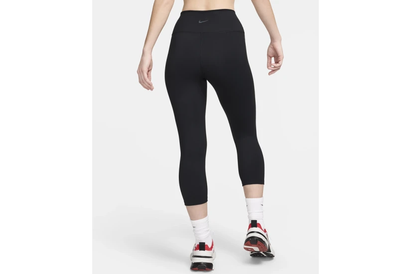 Nike One Dri-FIT Γυναικείο Ψηλόμεσο Crop Κολάν Μαύρο