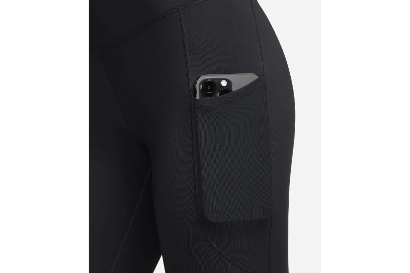 Nike One Dri-FIT Γυναικείο Ψηλόμεσο 7/8 Μακρύ Κολάν Μαύρο