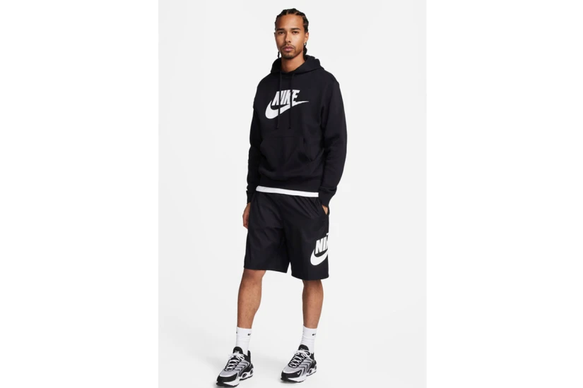 Nike Club Woven Ανδρική Αθλητική Βερμούδα Μαύρη