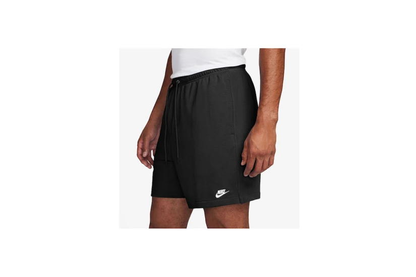 Nike Club French Terry Flow Ανδρικό Αθλητικό Σορτς Μαύρο