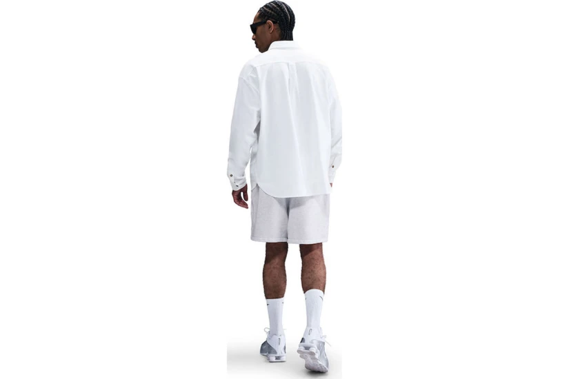 Nike Club French Terry Flow Ανδρικό Αθλητικό Σορτς Γκρι Ανοιχτό
