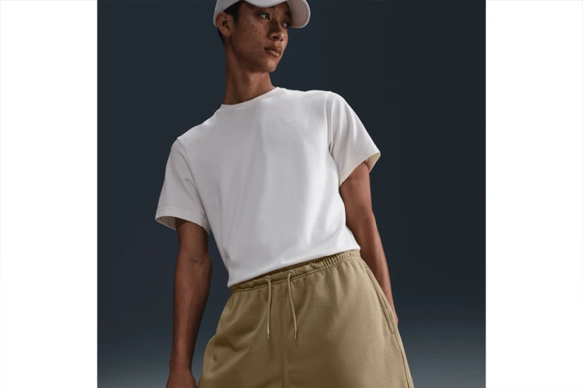 Nike Club French Terry Flow Ανδρικό Αθλητικό Σορτς Μπεζ