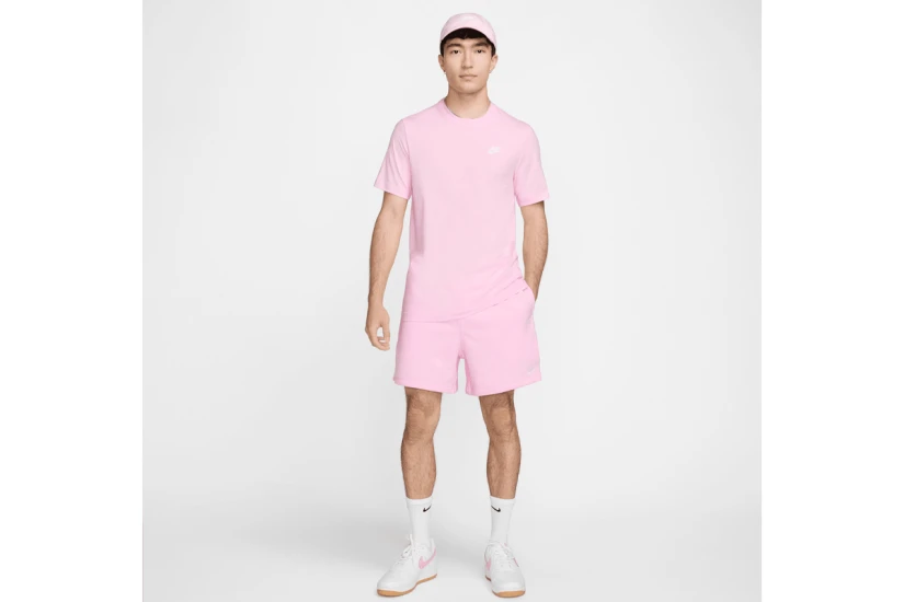 Nike Club French Terry Flow Ανδρικό Αθλητικό Σορτς Ροζ