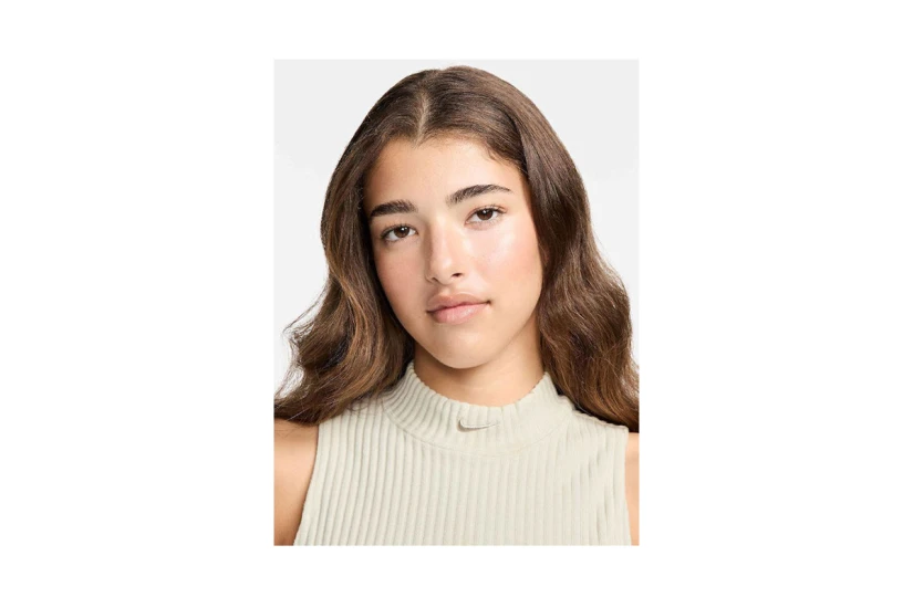 Nike Sportswear Chill Knit Γυναικεία Αμάνικη Crop Top Μπλούζα