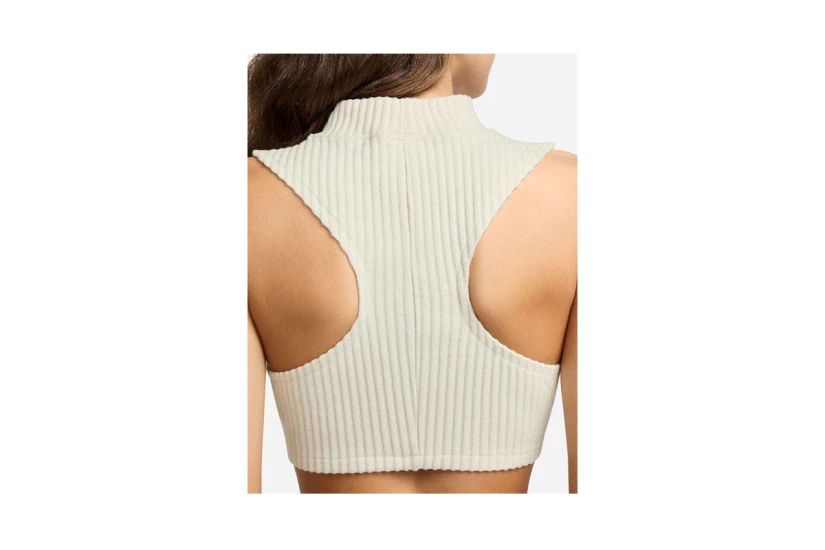 Nike Sportswear Chill Knit Γυναικεία Αμάνικη Crop Top Μπλούζα