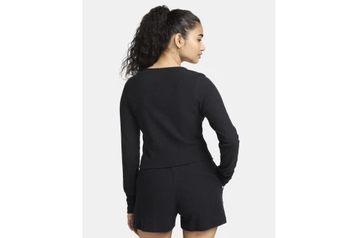 Nike Sportswear Chill Rib Ζακέτα Βαμβακερή Γυναικεία (FN3682 010)