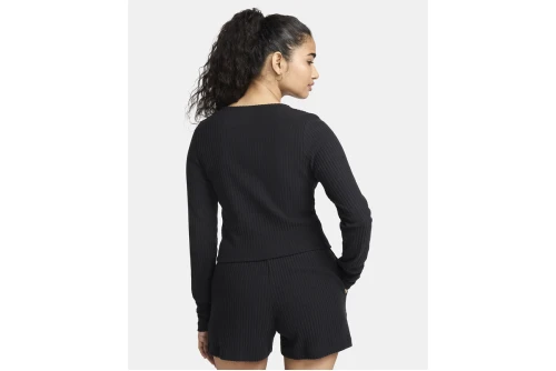 Nike Sportswear Chill Rib Ζακέτα Βαμβακερή Γυναικεία (FN3682 010)