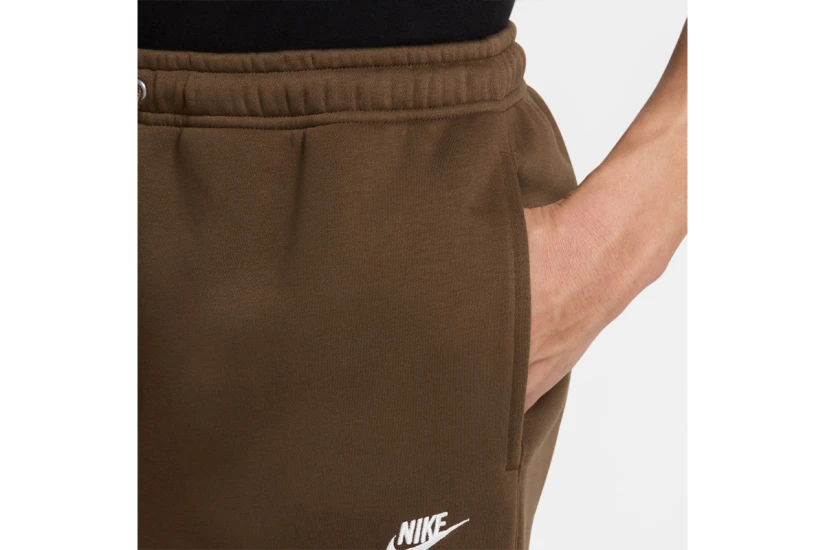 Nike Club Fleece Ανδρικό Παντελόνι Φόρμας Καφέ