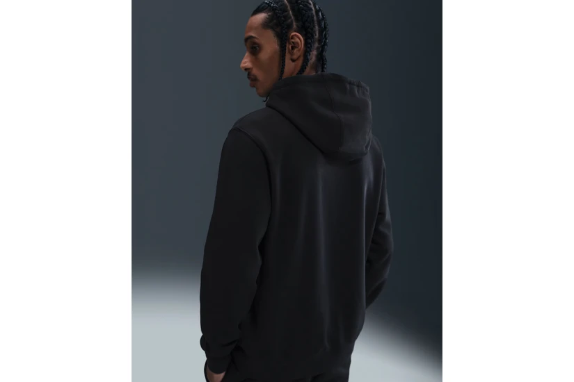 Nike Club Fleece Ανδρικό Φούτερ Με Κουκούλα Μαύρο