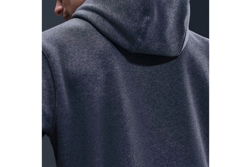 Nike Club Fleece Ανδρικό Φούτερ Με Κουκούλα Γκρι