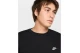 Nike Club Fleece Ανδρική Μακρυμάνικη Μπλούζα Μαύρη