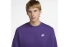 Nike Club Fleece Ανδρική Μακρυμάνικη Μπλούζα Μωβ