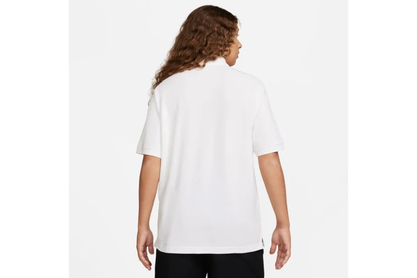 Nike Club Ανδρική Κοντομάνικη Polo Μπλούζα Λευκή