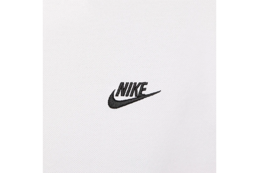 Nike Club Ανδρική Κοντομάνικη Polo Μπλούζα Λευκή