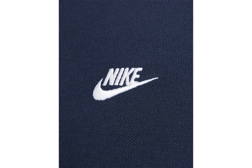 Nike Club Ανδρική Κοντομάνικη Polo Μπλούζα Μπλε Σκούρο