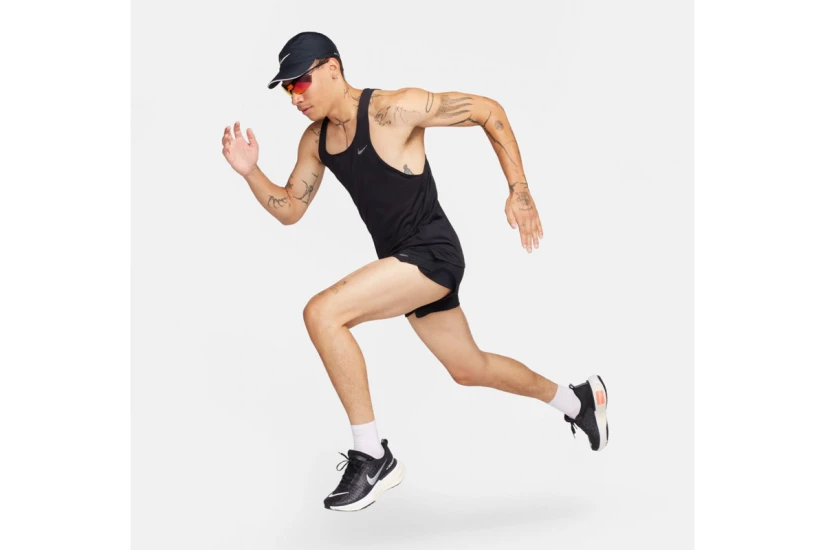 Nike Fast Dri-FIT Ανδρική Αμάνικη Μπλούζα Μαύρη