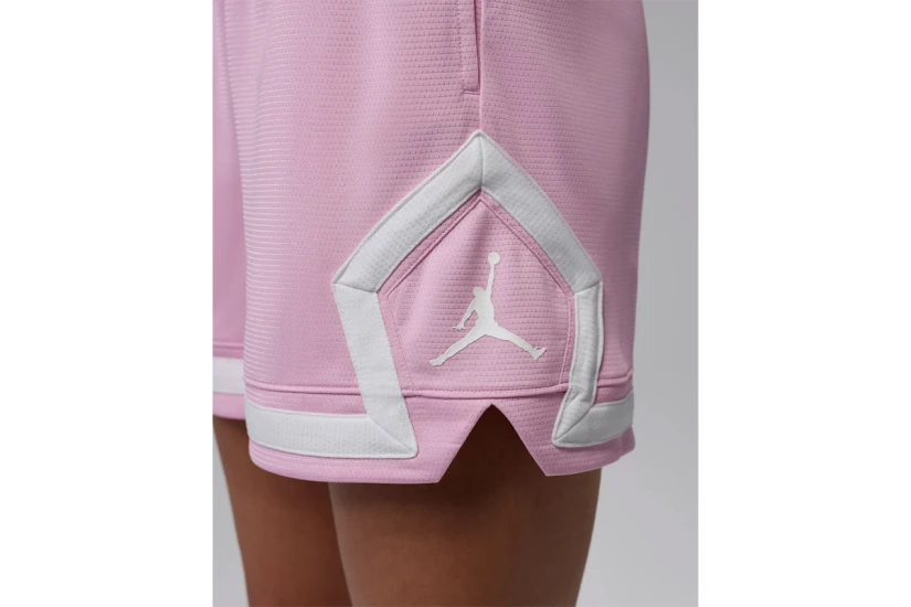 Jordan Sport Diamond Γυναικεία Μπασκετική Βερμούδα Ροζ, Λευκή