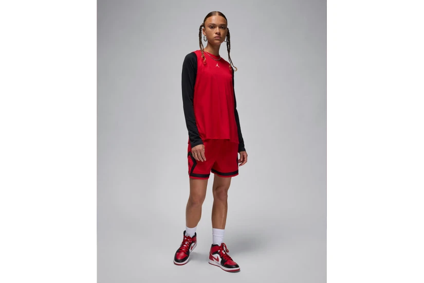 Jordan Sport Diamond Γυναικεία Μπασκετική Βερμούδα Κόκκινη