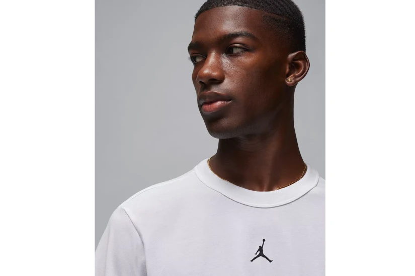 Jordan Sport Dri-FIT Ανδρικό Κοντομάνικο T-Shirt Λευκό