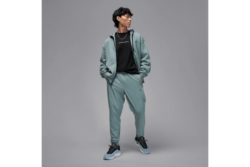 Jordan Sport Dri-Fit Woven Ανδρικό Παντελόνι Φόρμας Γκρι