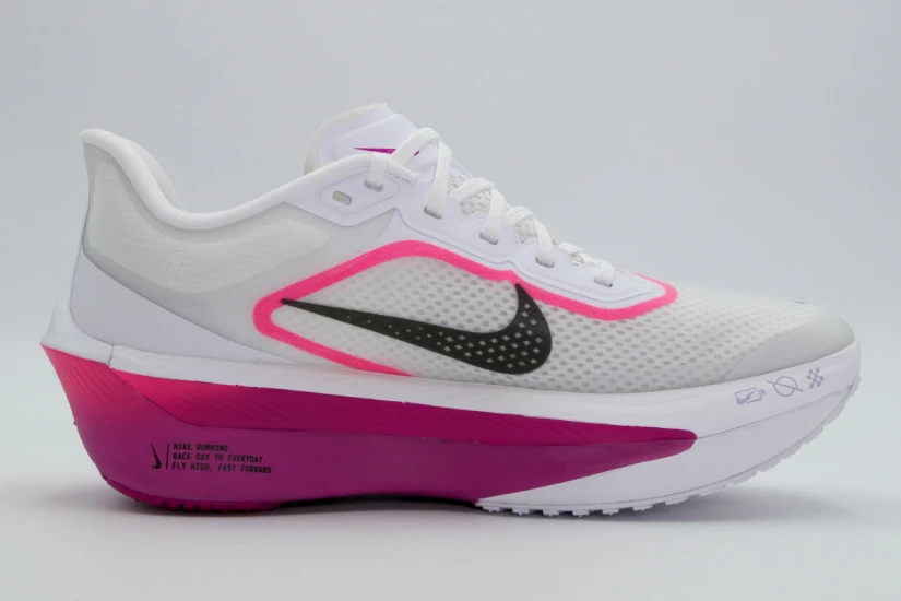Nike Zoom Fly 6 Αθλητικά Παπούτσια για Τρέξιμο Λευκά, Μαύρα, Μωβ