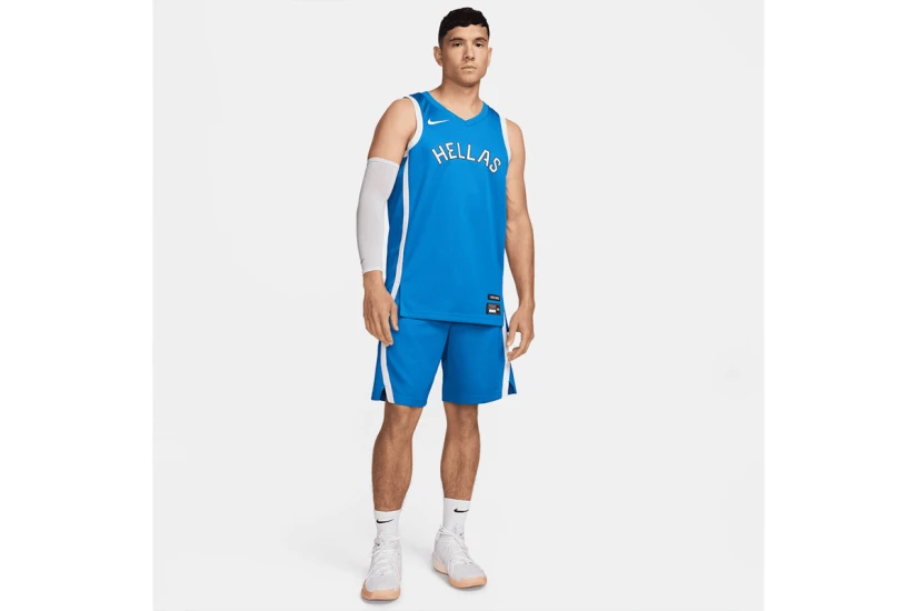 Nike Dri-FIT Limited Road Ανδρική Φανέλα Μπάσκετ Εθνικής Ελλάδας Ρουά, Λευκή