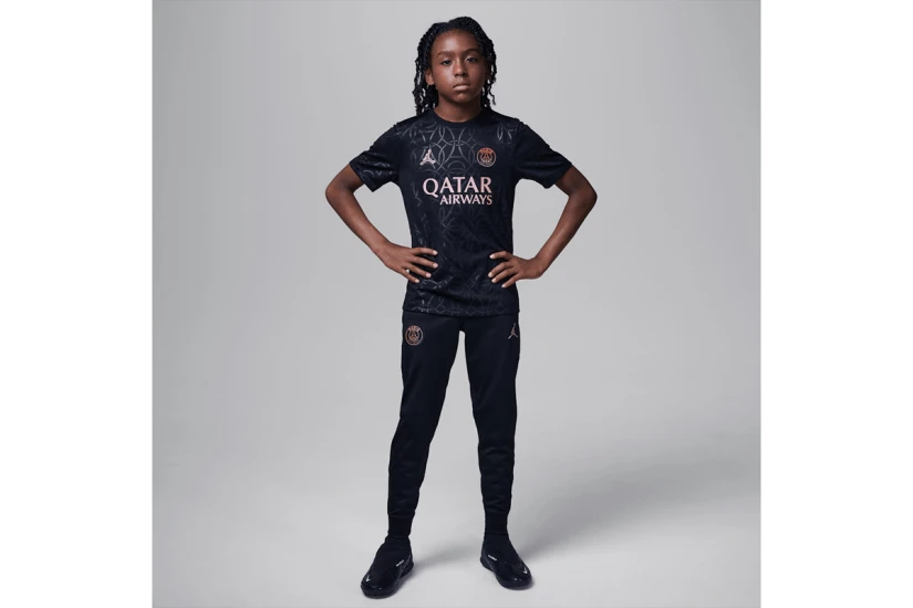 Jordan Paris Saint-Germain Academy Pro Third Παιδική Φανέλα Ομάδας Μαύρη