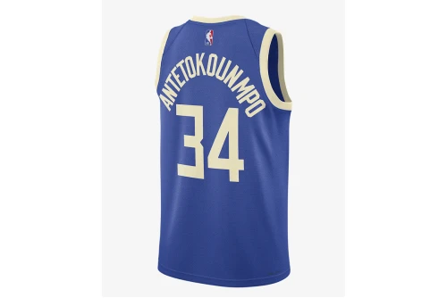 Nike Nba Giannis Antetokounmpo Milwaukee Bucks Φανέλα Ομάδας (FQ4349 481)