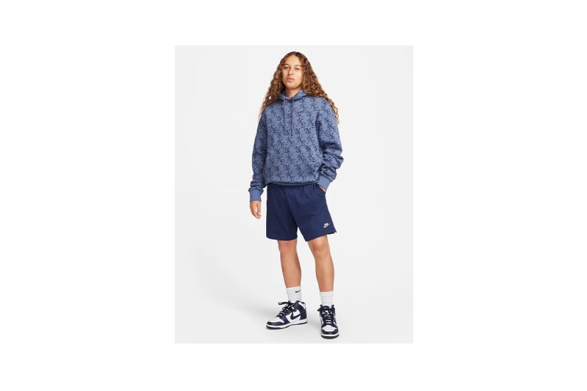 Nike Sportswear Club Knit Ανδρική Αθλητική Βερμούδα Μπλε Σκούρο