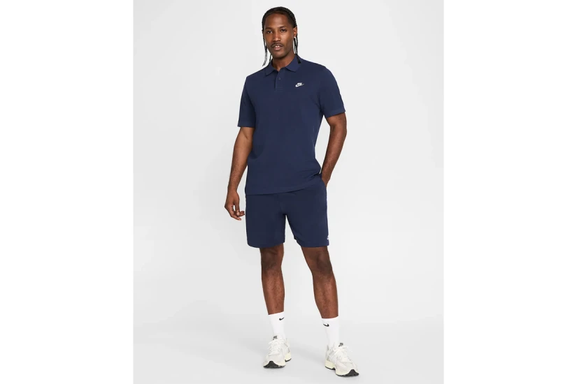 Nike Club Knit Ανδρική Αθλητική Βερμούδα Μπλε Σκούρο