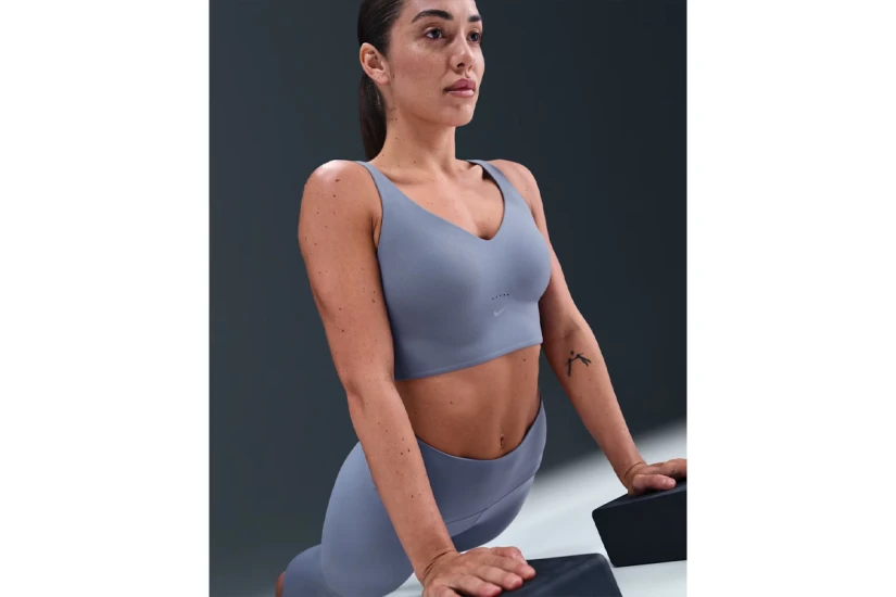 Nike Dri-FIT Alate Γυναικείο Μπουστάκι Λιλά