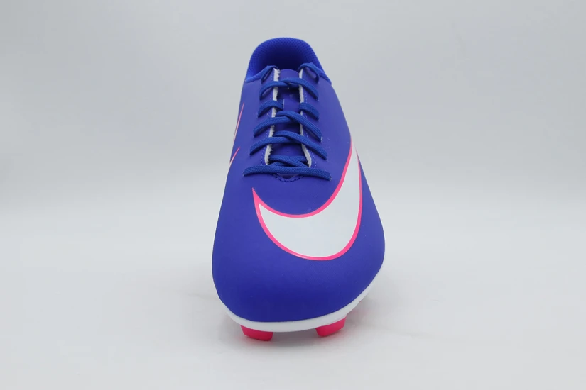 Nike Vapor 16 Club FG/MG Ανδρικά Ποδοσφαιρικά Παπούτσια με Τάπες Ρουά, Λευκά, Φούξια