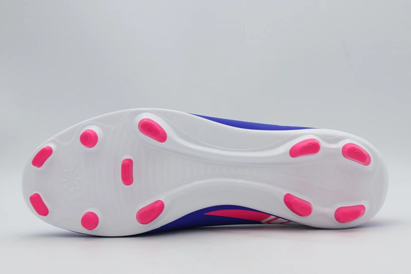 Nike Vapor 16 Club FG/MG Ανδρικά Ποδοσφαιρικά Παπούτσια με Τάπες Ρουά, Λευκά, Φούξια