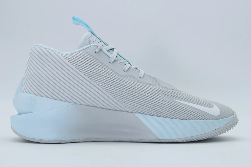 Nike G.T. Jump Academy Μπασκετικά Παπούτσια Γκρι, Γαλάζια, Λευκά