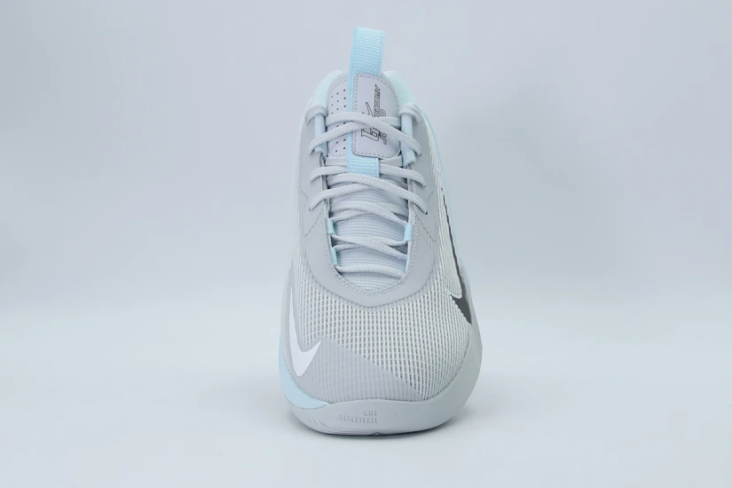 Nike G.T. Jump Academy Μπασκετικά Παπούτσια Γκρι, Γαλάζια, Λευκά